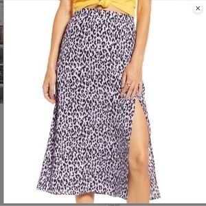 BP Claudia skirt in leopard print